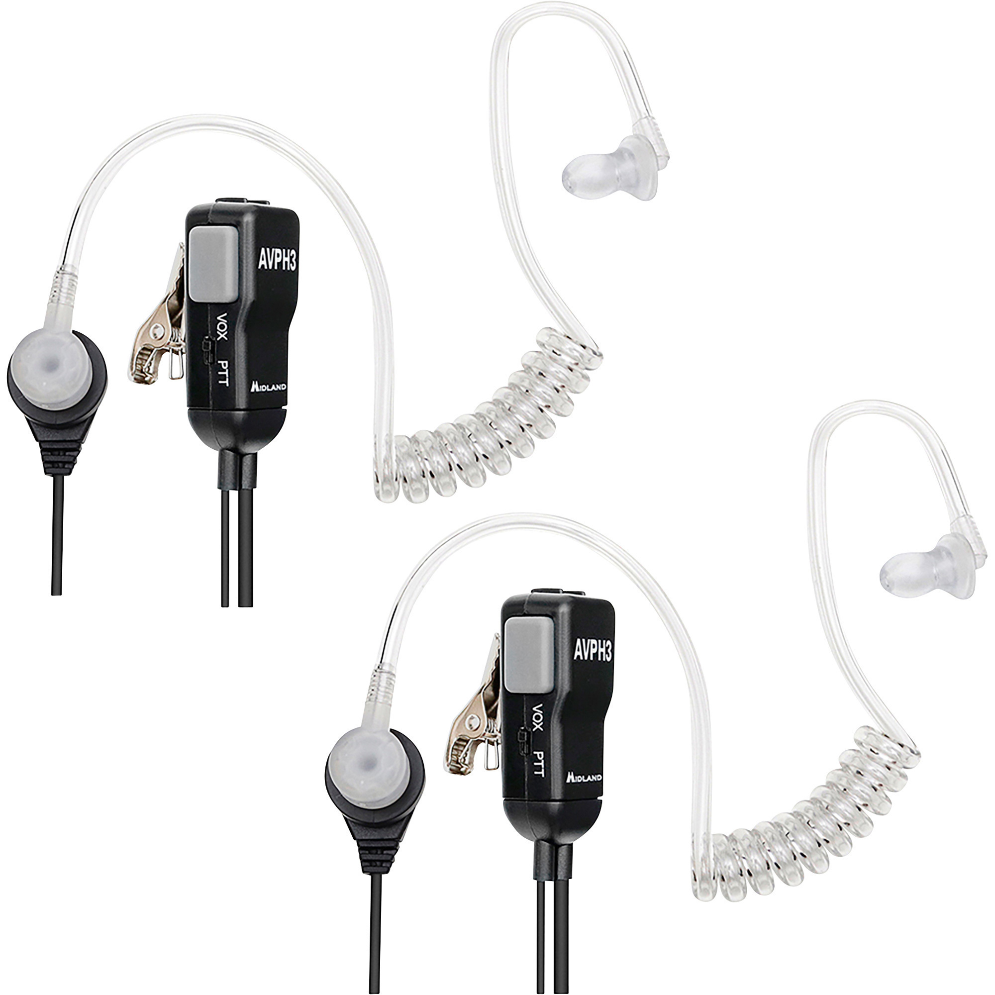 Midland Security Headsets - Pair, Model# AVP-H3